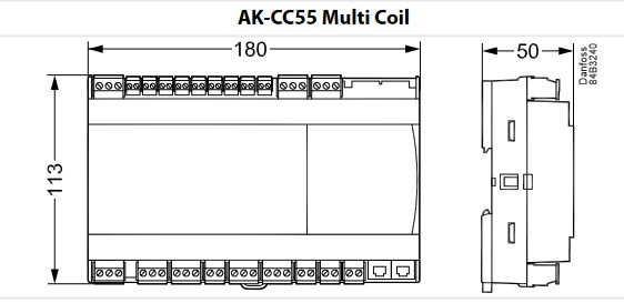 Danfoss Case Room Controller EEV AK CC55 Multi Coil Airefrig