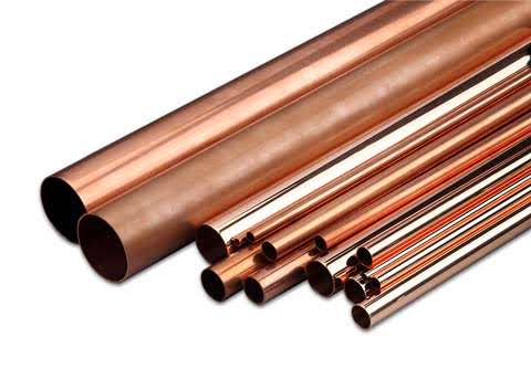 Copper Pipe, Plumbing Pipe Copper Round Tubing, For Refrigeration